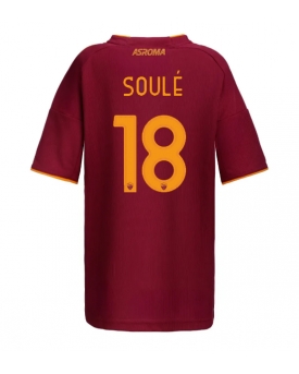 AS Roma Matias Soule #18 Maglia Gara Casa Repliche 2025-26 Donna Maniche Corte